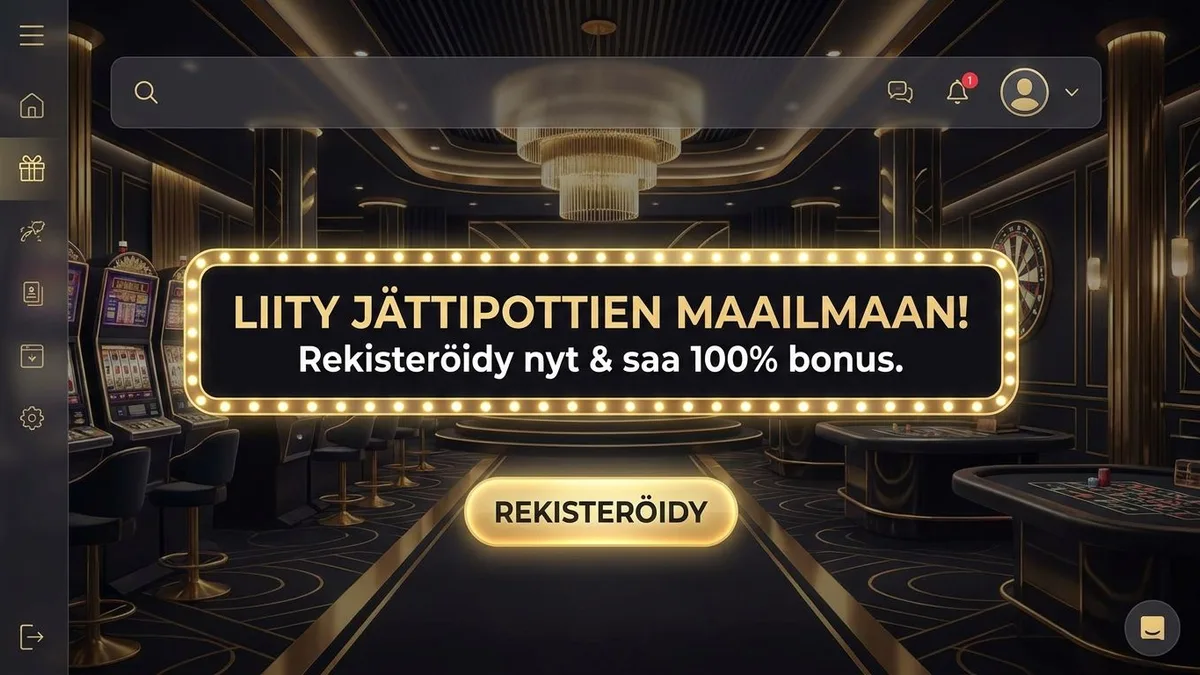 Rekisteröidy bonuksella